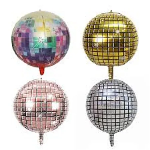 بالونات ديسكو الوان من الفويل مناسبة لجميع انواع الحفلات Disco foil balloons